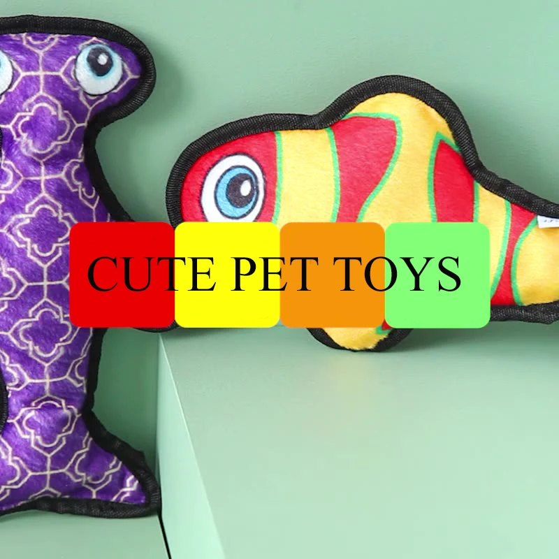 Creative New Pet Sounding Plush Toys Animal Series Training Tools Dog Molar Bite Resistant Interactive Anti-boring Toys
