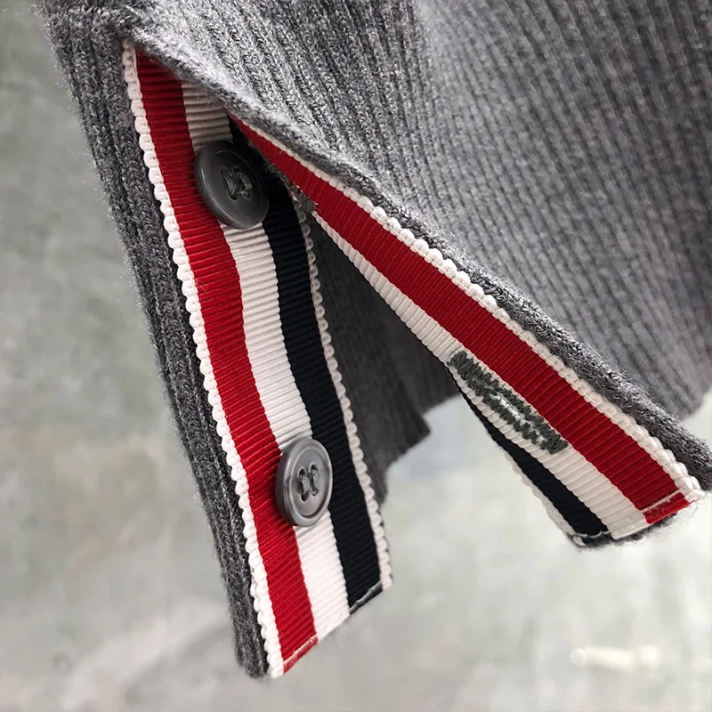 Мужской свитер TB THOM осенне-зимние свитера мужские Модные брендовые пальто