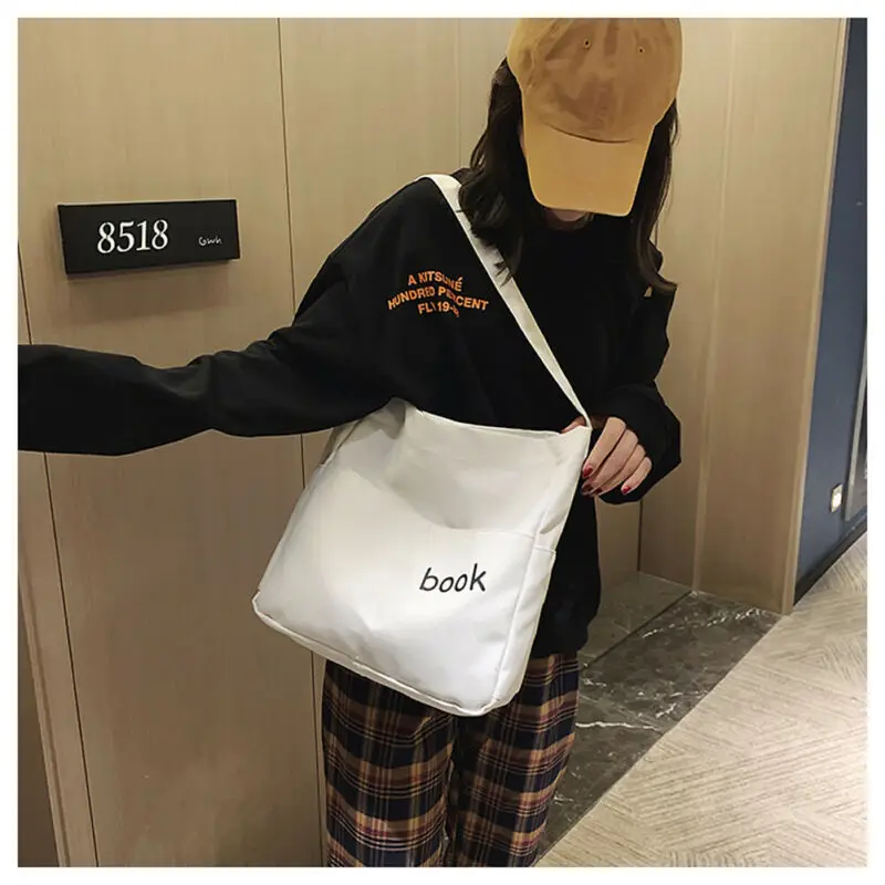 Женская винтажная Холщовая Сумка Хобо большая сумка-мессенджер сумочка на плечо