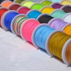 0,8 мм толщиной тканые DIY аксессуары линия 72 Нефритовая линия украшения в виде китайского узелка провода ювелирные изделия ожерелья и браслеты из плетеной лески