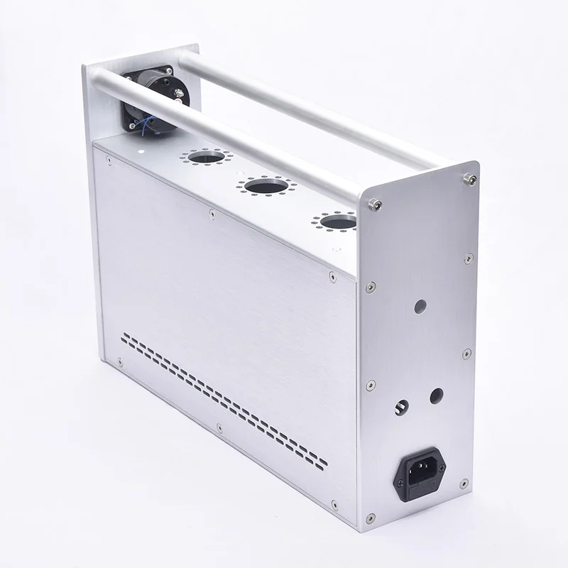 

1 шт. W102 H250 D352 роскошный 300B чехол с разделением в виде тыквы с измерителем VU, полностью алюминиевый корпус для анодирования звука шкафа