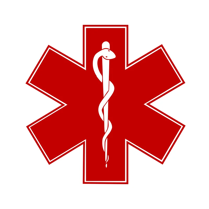 

13cm x 13cm For Red Cross Car Decal Personality Creative Car Stickers Vinyl Material Scratch-proof Decals For JDM SUV RV
