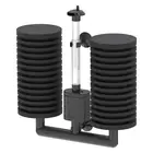 Аквариумный погружной фильтр, практичная двойная биохимическая губка, скиммер с насосом кислорода для аквариума, оборудование для воды