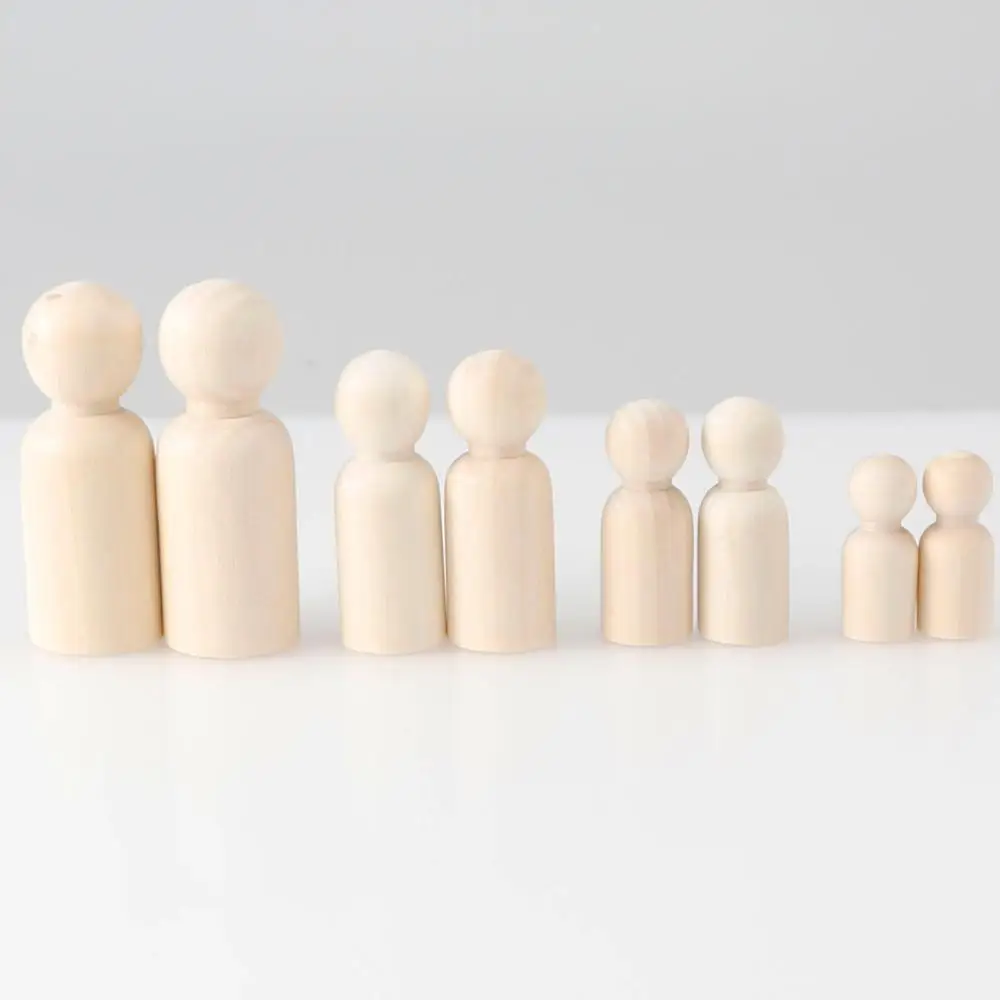 5 шт. деревянные поделки для мальчиков и девочек необработанные творчества