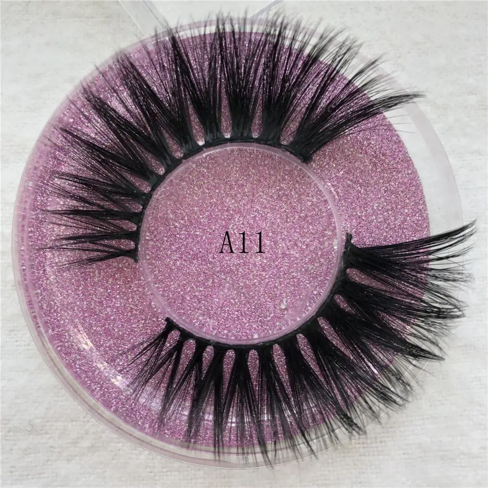 

False Eyelashes Wholesale Thick Strip 3D Mink Lashes Custom Packaging Label Makeup Dramatic Long Mink Lashes