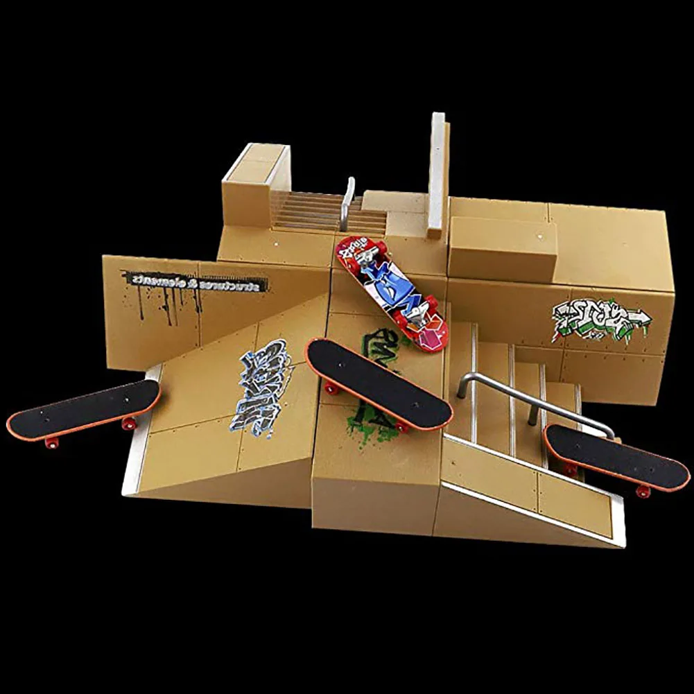 Finger SkateBoard Alloy Fingerboard Toy Professional Stents Fingers Skate Set Novelty Children Christmas Gift images - 6