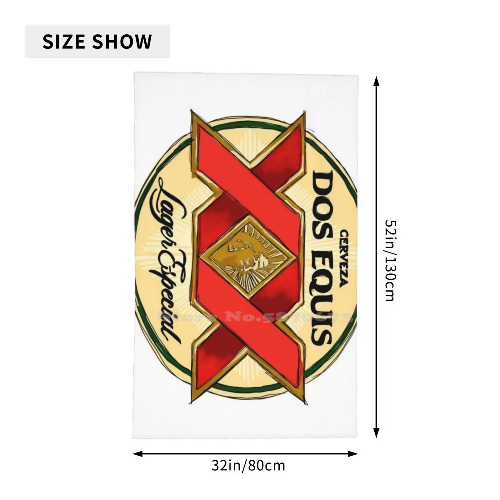 Полотенце Dos Equis Xx Pop с 3D принтом спортивное мягкое полотенце Lager особая специфика