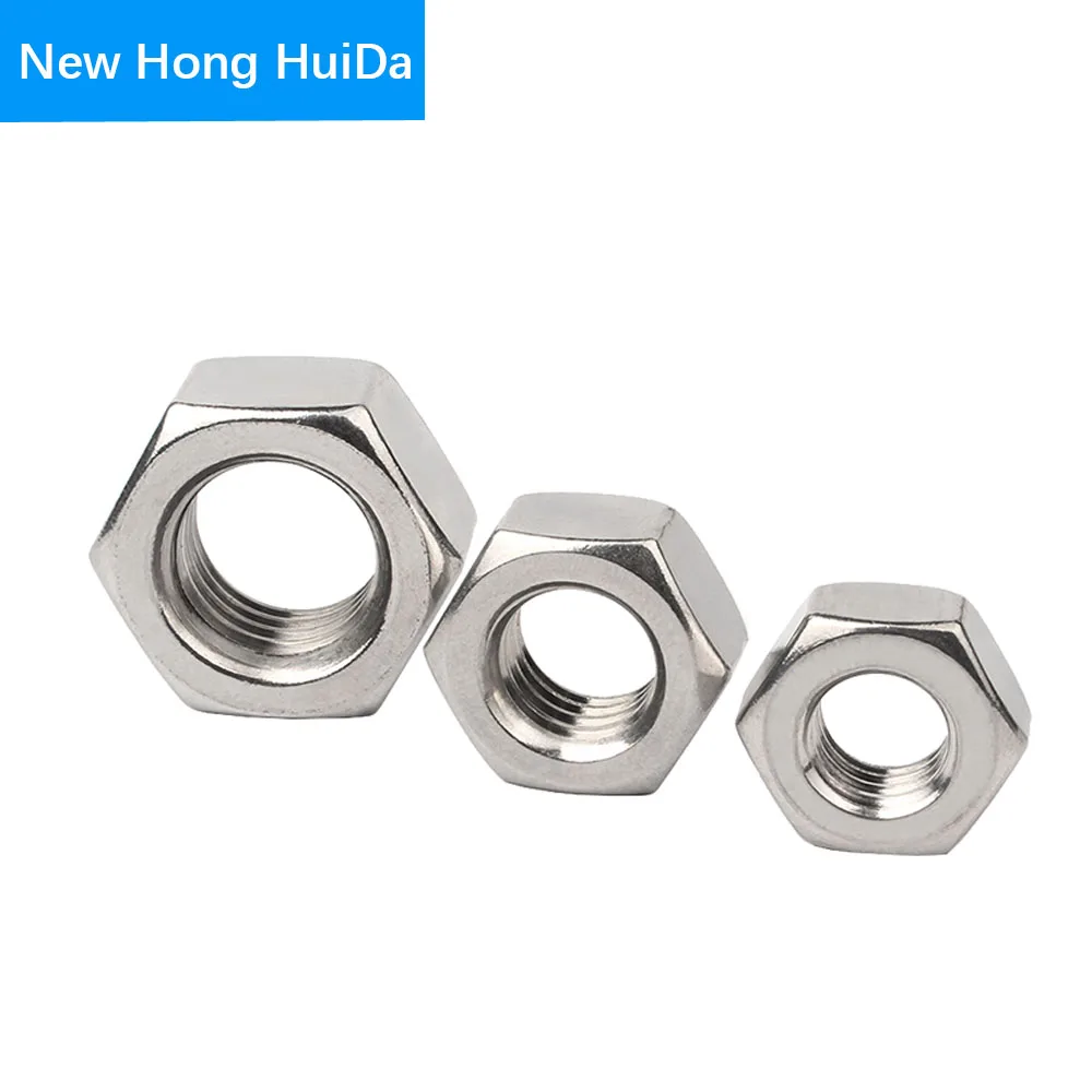 Шестигранная гайка для измерения резьбы шестигранные гайки винт M1 M33 болт 304
