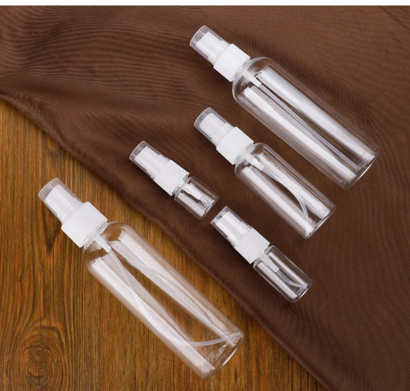 1 шт. портативный распылитель маленькая банка прозрачная пластиковая боковая