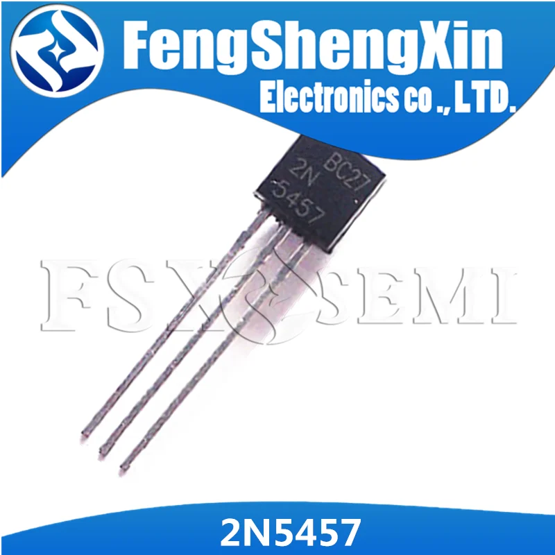 

100-1000PCS 2N5457 TO-92 5457 TO92 Transistor Low level audio amplifier switching transistor