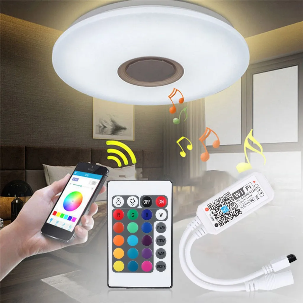 Умный wifi-контроллер для RGB led полосы света музыкальный контроллер для IR RF дистанционного рождественские струнные огни дропшиппинг#91243