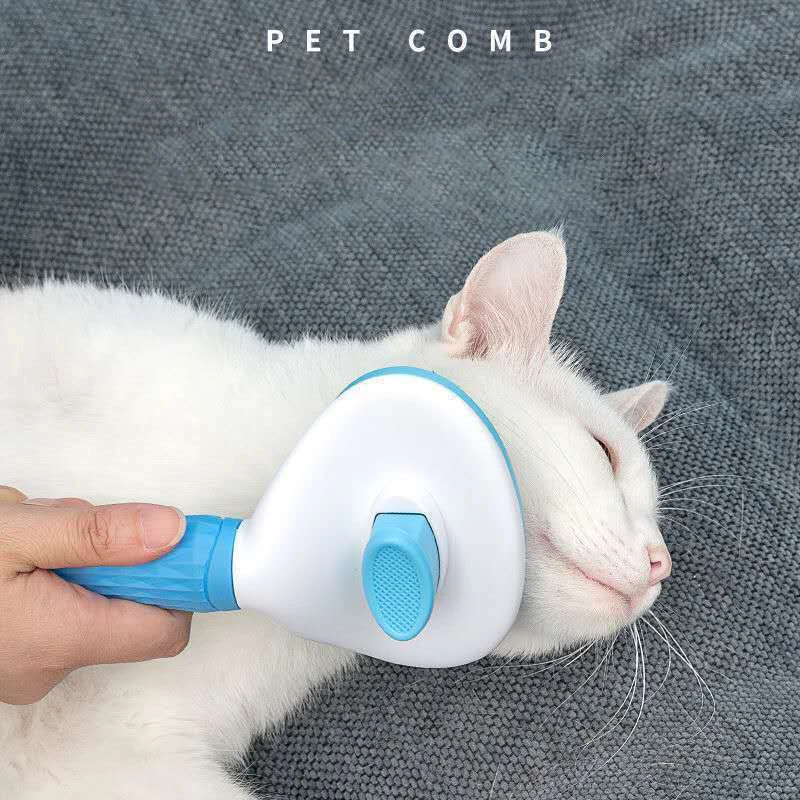 

Massager Comb For Cats Pet Dogs Cat Hair Needle Comb Cleaner Brush Removes Cat And Dog Hair Cat Grooming Accessories Supplies