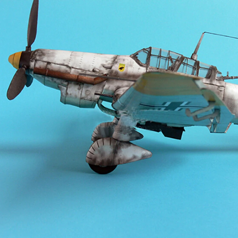 1:33 Германия Ju-87 модель самолета бомбардировщика 3D бумажная модель космическая библиотечная Бумага Ремесло картонный дом для детей бумажные игрушки