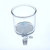 1 pcs plate suction funnel with perforated glass 35 60 100 150 250 500 1000ml porous glass plate suction funnel