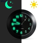 Светящиеся часы для автомобиля, кварцевые мини-часы с клипсой для вентиляционного отверстия