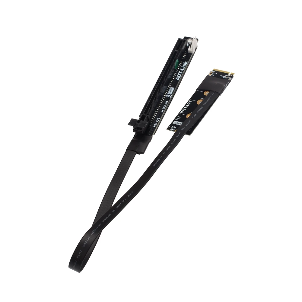 2021 new m 2 nvme to pcie x16 extender gen3 0 riser adapter jumper btc mining cable gpu gtx1080ti graphics card nvidia and amd free global shipping