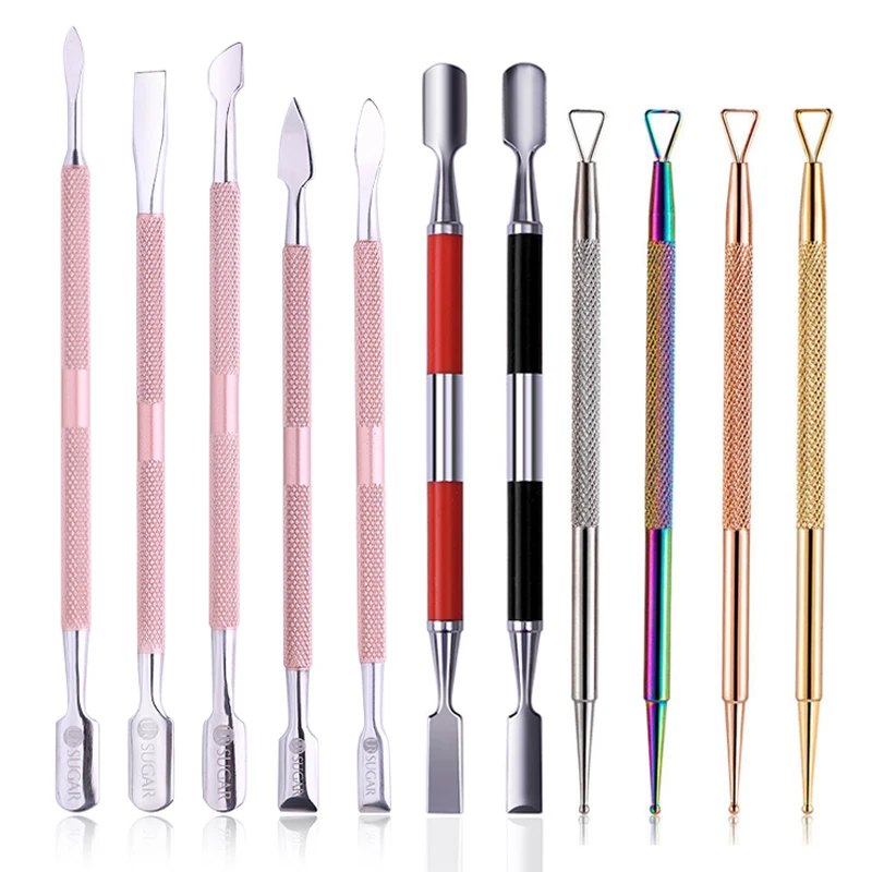 Набор для снятия гель лака кутикулы и из нержавеющей стали|Пушеры кутикулы| |