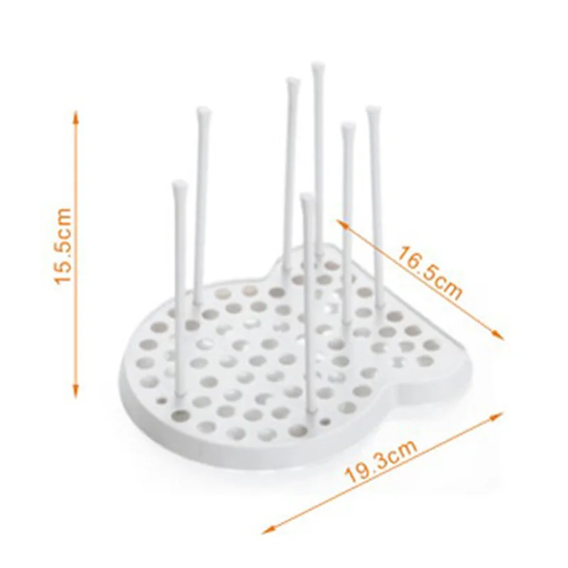 Кухонная полка для хранения сушилка Складная Пластиковая Полка посуды подставка