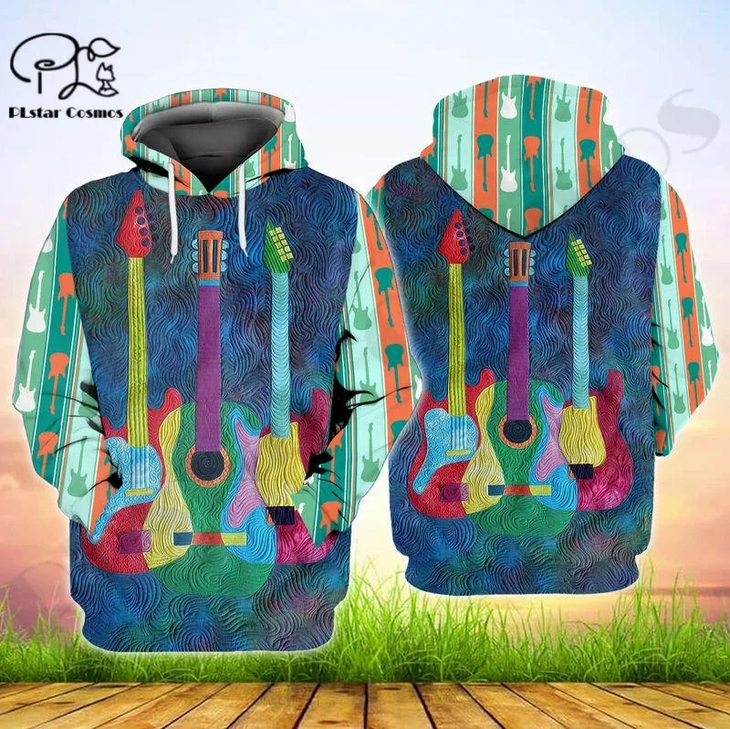 

PLstar Cosmos 3D Printed Music Electric Guitar Art Newest Harajuku Premium Streetwear Unisex Casual Hoodies/Sweatshirt/Zip E-8