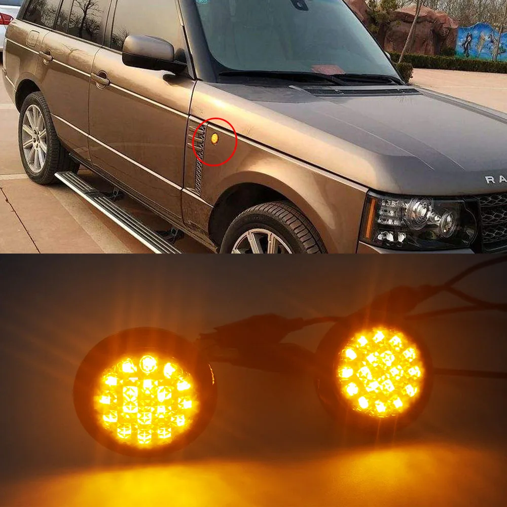 Автомобильный Динамик для Land Range Rover L322 2002-2012 Светодиодный Боковой ретранслятор