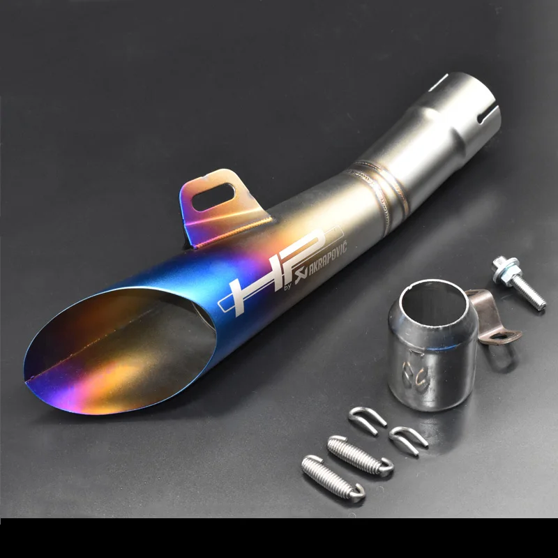 C Универсальный выхлопной moto rcycle Akrapovic moto escape moto с дБ убийца для R6 msx125 tmax 530 cbr650f crf 230 FP00 - Цвет: C