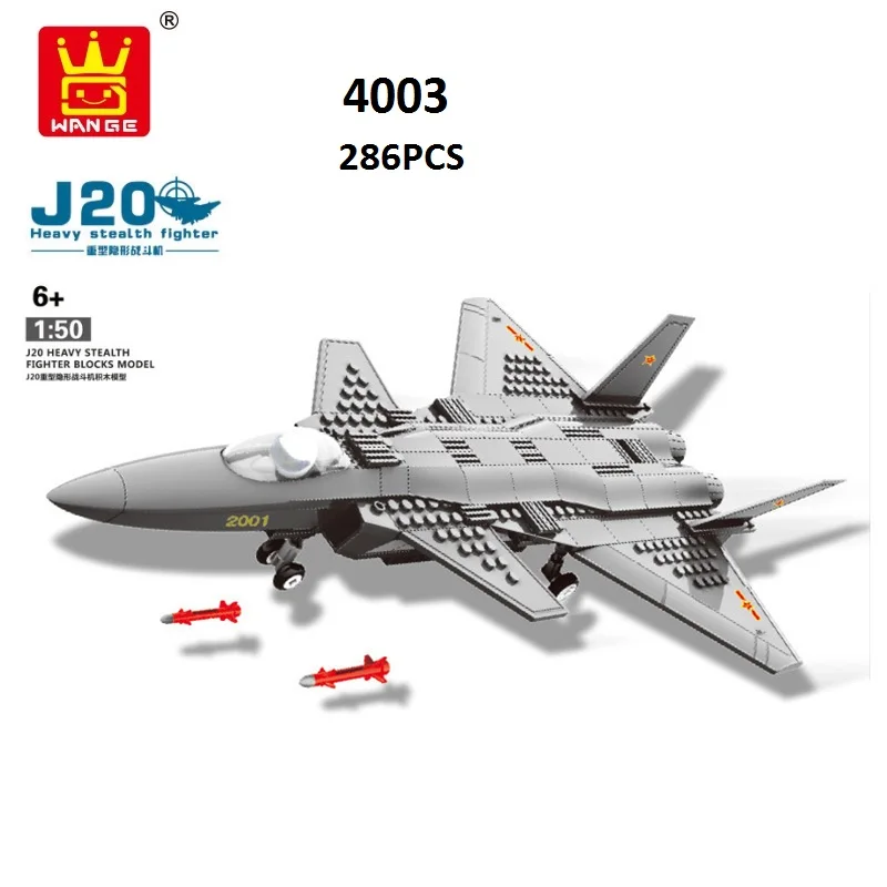 Wange Конструктор Военный строгальный Солдат модель истребителя строительные