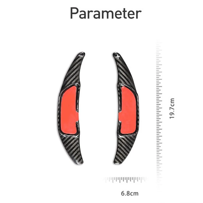 Автомобильный рычаг переключения передач на руль из углеродного волокна для
