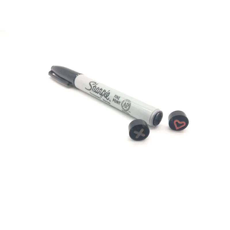 Двойной Крест Марка Саутворта (1 X штамп + 1 в форме сердца) Волшебные трюки уличная