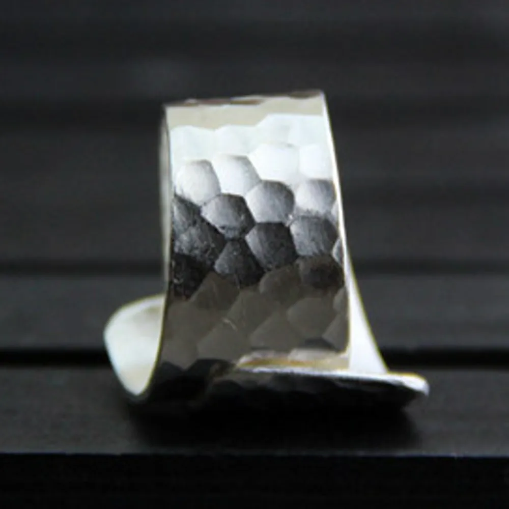 Тайское Серебро ручная игра на глянцевой женской части кольцо из стерлингового