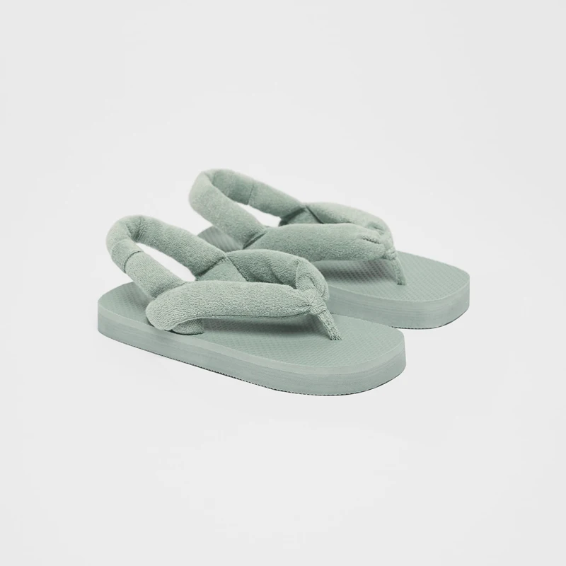 

Gladiator Sandals 2021 Summer Girls' Flip Flops Beach Casual Flats Slippers Shoes Woman Green Back Strap Flat Leisure Sandalias