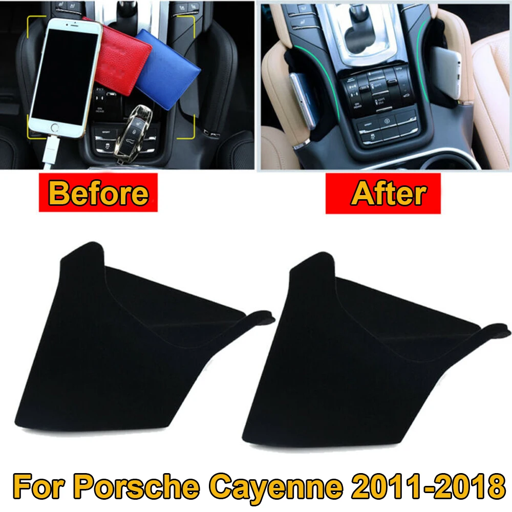 

Black Car Center Seat Armrest Storage Container For Porsche Cayenne 2011-2018 Car Accessories Car Storage Containers