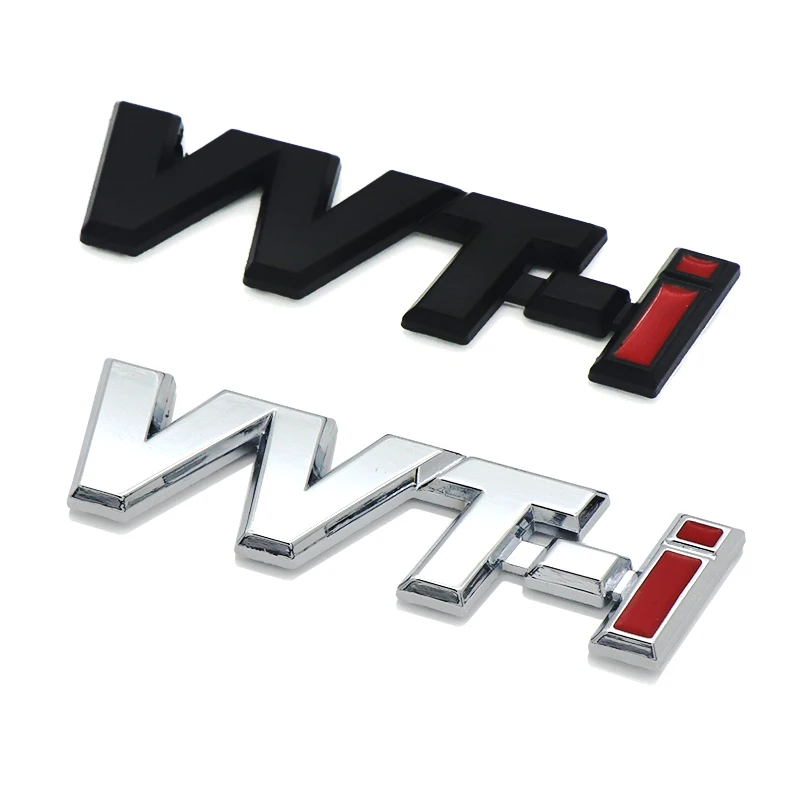 1 шт. металлический логотип VVTI хром серебряная полоса стикер Fender для автомобиля