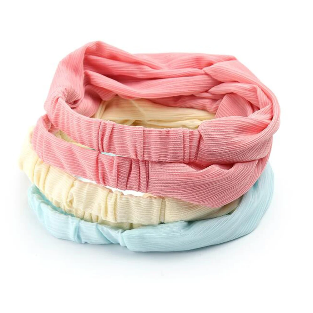 2020 Модные женские повязки на голову с цветочным принтом и перехлёстом клетчатые