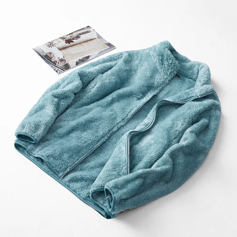 Женская теплая флисовая куртка на молнии повседневная новинка 2020 | одежда