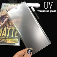 Матовое защитное закаленное стекло с жидким клеем для УФ-лучей для Samsung Galaxy S21 Ultra S20 S10 S8 S9 Plus Note 20 10 8 9, защитная пленка для экрана