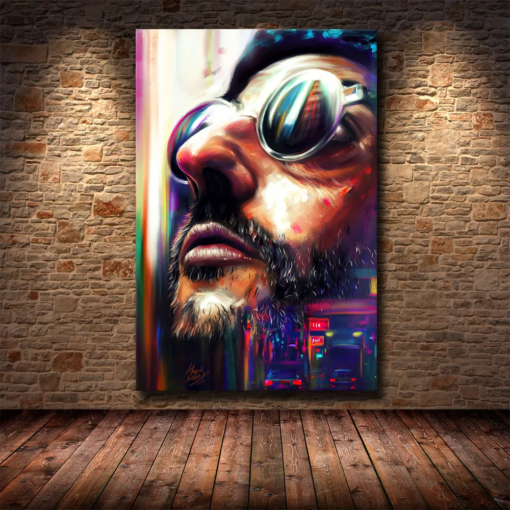 Постер с фильмом Leon The Professional Pop Art печать на холсте домашний декор для стен