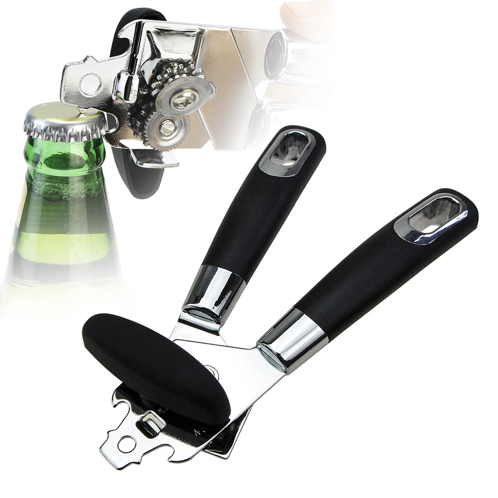

Tool Powerful Handheld Manual Party Bar Heavy Duty Tin Ergonomic Long Handle Can Opener Stainless Steel Home Kitchen