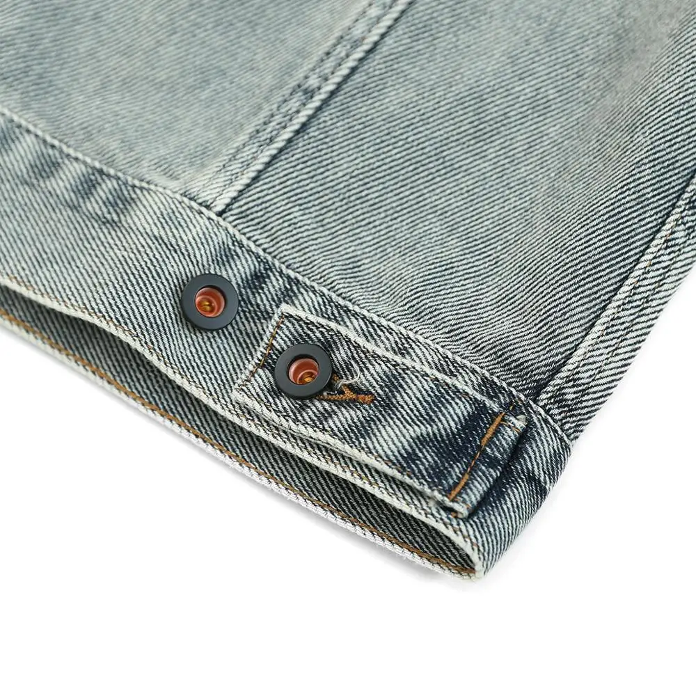 

2021 Spring Winter Denim Jackets Vintage Outerwear Men Trucker 100% Cotton Jacket Slim Fit Coats SJ130839