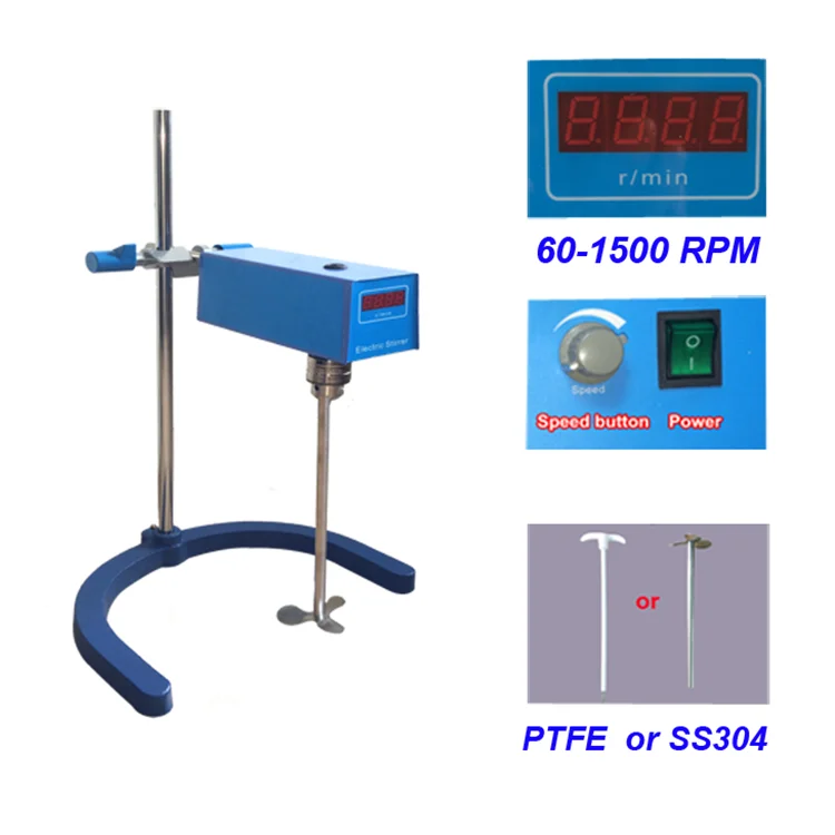 

Laboratory Automatic Electric 100L Agitator Chemical Overhead Stirrer 100Liters