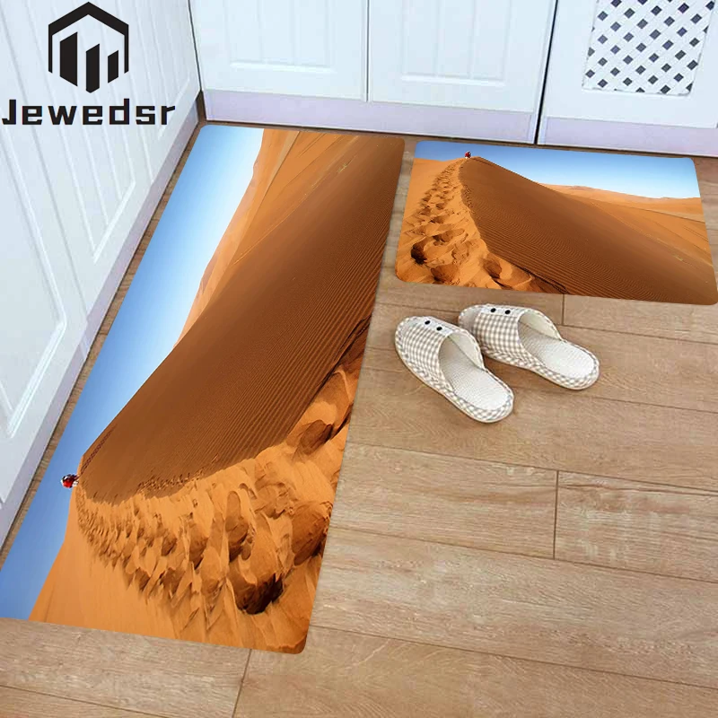 

Natural Landscape Home Kitchen Anti-slip Rug Bedroom Floor Mat Floormat Door Rugs Bath Long Strip Balcony for Living Room Carpet