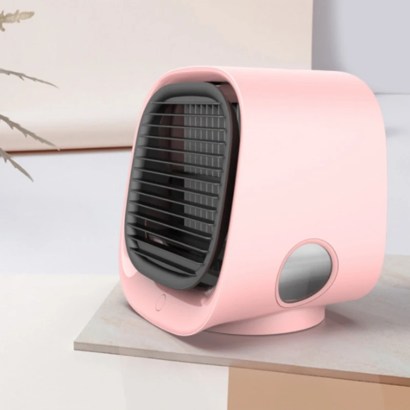 Acceptable home and pet merchandise Small Fan Mini Air Purification Humidification Refrigerated Cold -A208 Green |