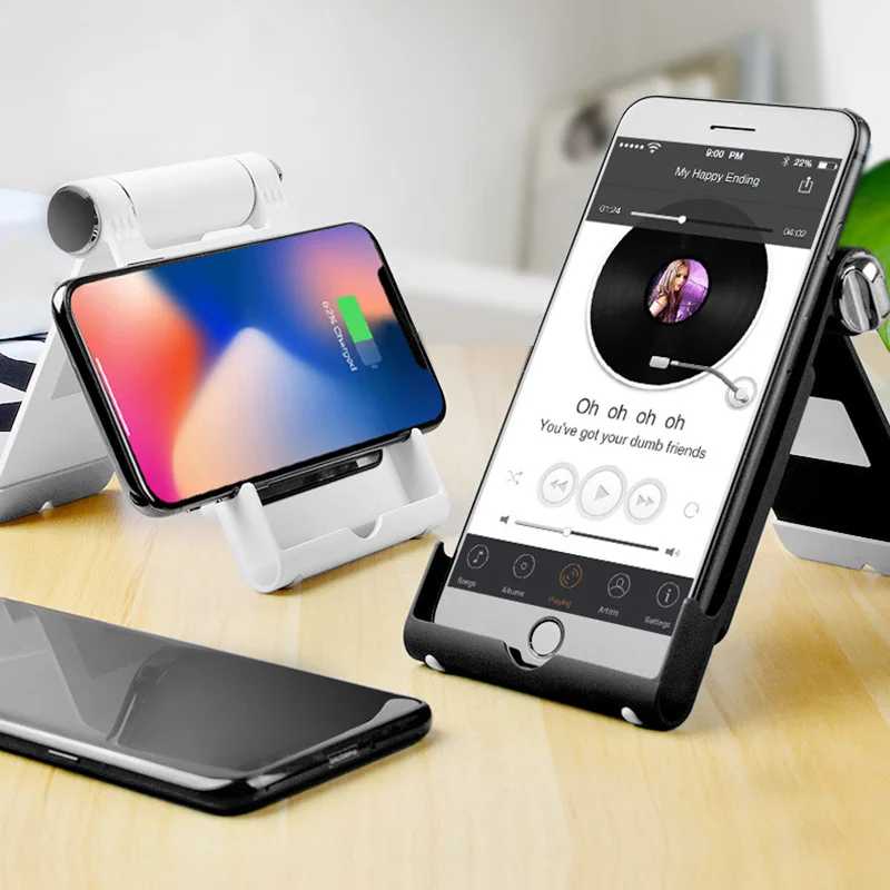 Беспроводная зарядка для мобильного телефона Подставка держатель Powerbank складной