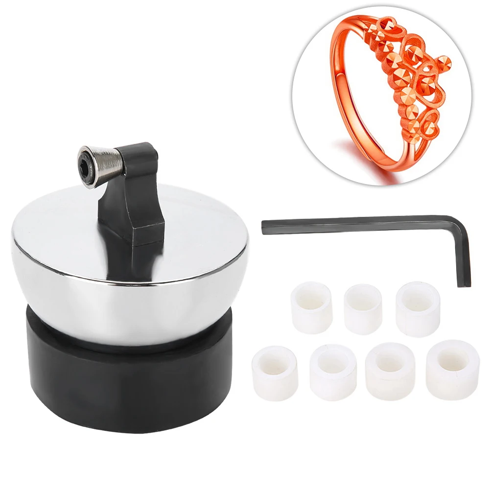 

Jewelry Ring Setter Clamp Tool With 7 Dies Engraving Ball Diamond Stone Set Making Jewellery Goldsmith Tools