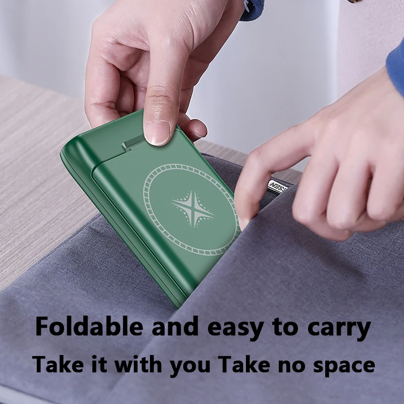 

10000mAh Portable Magnetic Wireless Power Bank For apple 12 magsafe charger Powerbank For iphone 12Pro 12promax External battery