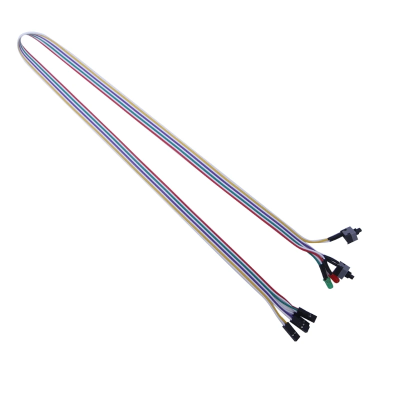 65 см настольный компьютер PC чехол ATX мощность на Сброс переключатель кабель с HDD