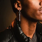 Мужские стрелки Vnox 12 шт., в стиле панк-рок и хип-хоп, ювелирные изделия для мальчиков