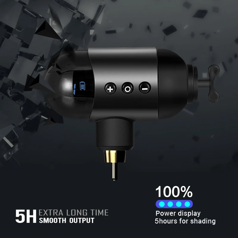 Мини тату беспроводной источник питания аккумулятор 1650 мАч разъем RCA для