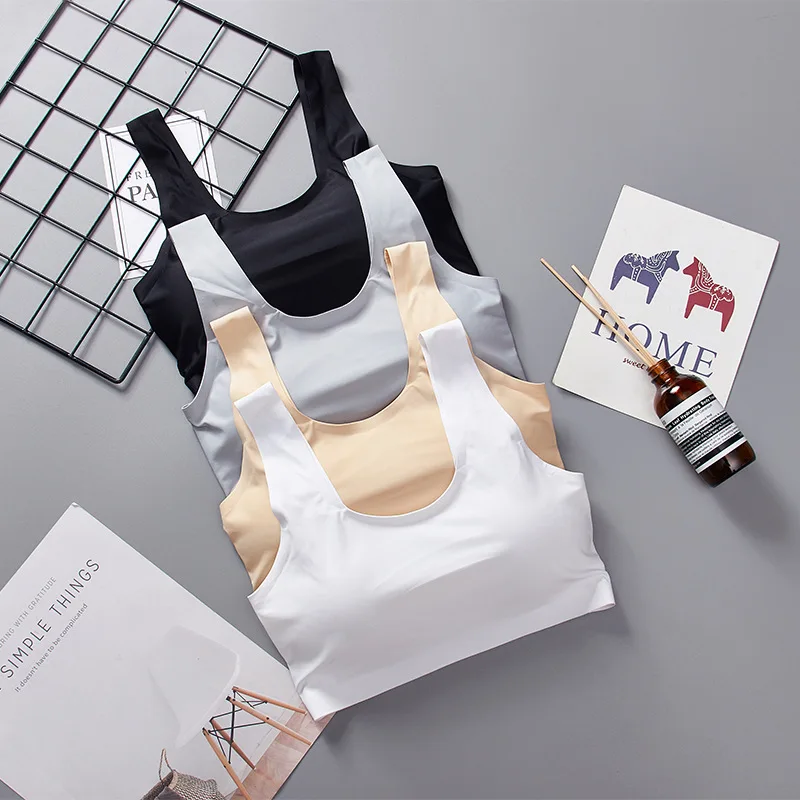 Бесшовное женское спортивное белье U образный женский бюстгальтер удобное