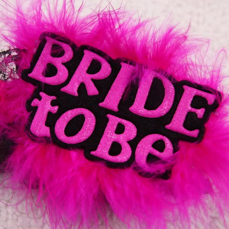 3 шт. подвязки с перьями для девичника вечерние Подвязки девушек декорации на