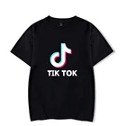 Tik ToK Женская и мужская футболка 3D принтом Harajuku Kawaii топы с героями мультфильма Школа 